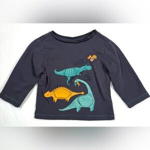 TOMMY BAHAMA Baby Boys Snackosaurus Dino Flap‎ Pocket Long Sleeve 12M Dinosaur